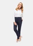 Goldner Pantalon met steek Professionele broek met sierdetail