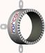 AIR FIRE TECH brandbeveiligingsmanchetten BRM/V60/DN50-56, 1 stuk.