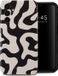Selencia Vivid Backcover - Art Wave Black - Samsung Galaxy A15 (5G/4G)