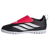 Adidas Performance Predator Club Fold-Over Tongue Turf Voetbalschoenen Kids - Zwart