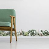 Muursticker Tropical, gestructureerde zelfklevende rand, eenvoudig aan te brengen en te verwijderen, gecertificeerde materialen, gemaakt in Italië, 30 x 200 cm