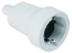 Tweepolige luchtbasis met TTL - 16 A - 250 V Blanc