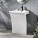 Hudson Reed Lavabo Totem Moderne - Semi Mural - Résine Colonne Design