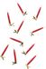 Lumineo LED candlelights d2h15c rood/warm wit 10st
