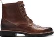 Clarks Batcombe Lord Veterboots Heren - Dark Tan Leather - Maat 44