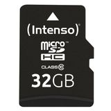 Intenso 32GB MicroSDHC Class 10 - Black