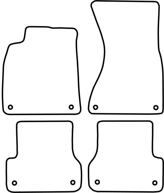 AutoStyle Automatten Audi A7 2010-