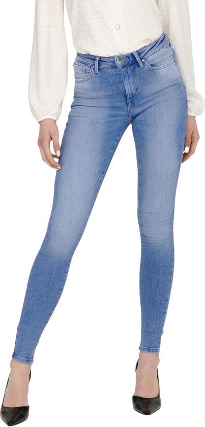 ONLY ONLPOWER LIFE MID PUSH UP SK REA934 - Skinny Fit Jeans - Special Bright Blue Denim - Women - Size XL X L34