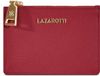 Lazarotti Bologna Leather Zip Etui Kaarthouder Rood