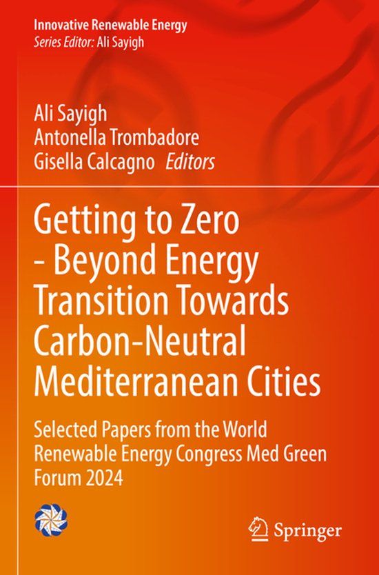 Getting Springer Innovative Renewable Energy- Getting to Zero - Beyond Energy Transition Towards Carbon-Neutral Mediterranean Cities