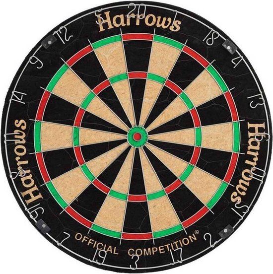 Harrows Official Competition Bristle Dartboard - 46cm - 060080