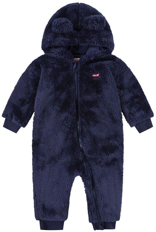 Levi's Kids Bear Sherpa Romper Blauw 24 Maanden Jongen