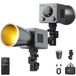 NEEWER 60 W mini-led-videolamp en batterij 50 Wh/snel opladen PD 100 W, app/besturing 2,4 GHz/NFC, tweekleurige COB-studioverlichting, dimbaar, continue lichtstroom van 44.800 lux tot 1 m, CRI 97+
