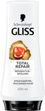 Gliss Total Repair spoeling (200 ml), haarspoeling herstelt droog, beschadigd haar, verzorgende spoeling voor tot 90% minder haarbreuk