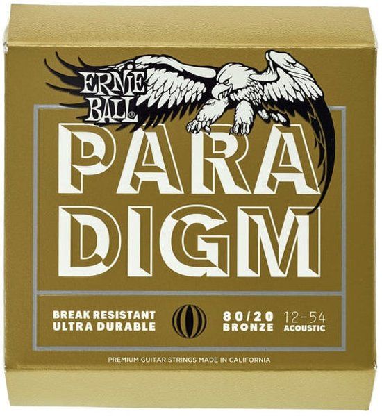 Ernie Ball Paradigm 80/20 Bronze Medium Light 12-54