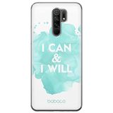 ERT GROUP mobiel telefoonhoesje voor Xiaomi REDMI 9 origineel en officieel erkend Babaco patroon Positive vibes 001 optimaal aangepast aan de vorm van de mobiele telefoon, hoesje is gemaakt van TPU