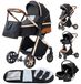 StarTech Combine kinderwagen - V9, 3-in-1 - Vierwielig - Opvouwbaar - Compatibel met autostoeltjes - Geschikt voor 0-3 jaar - Draaggewicht tot 20 kg - Zwart