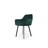 Lizzely Garden & Living Yurgan Velvet Eetkamerstoel - Groen (Voorbestelling)