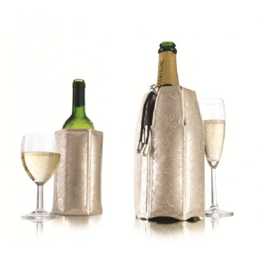 Vacu Vin Rapid Ice Wijn en Champagnekoeler - Platinum