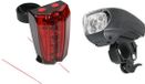 Benson Fietsverlichting set - voor/achterlicht fiets - LED + Laser