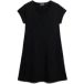 Superdry knopdoor mini-jurk korte mouw van biologisch katoen – black dot