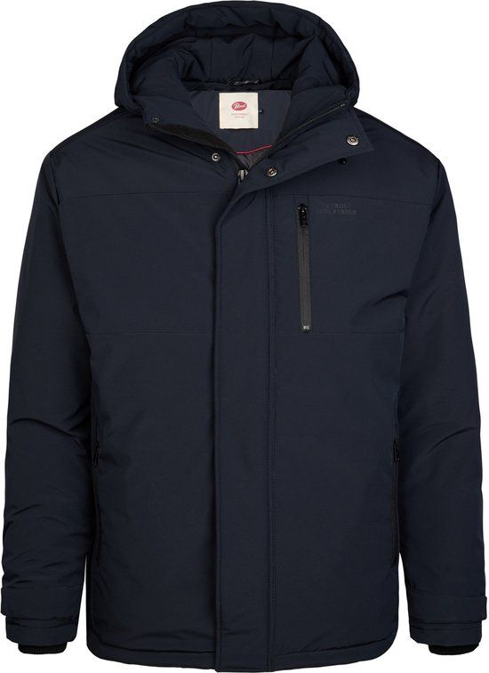 Petrol Industries Heren Parka jas met capuchon ironjunction - Zwart - Maat XXXL