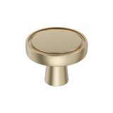 Amerock Destine 1-3/8 inch (35 mm) diameter gouden champagne kastknop