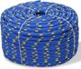 vidaXL - Boot - touw - 18 mm - 50 m - polypropyleen - blauw