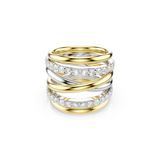 Swarovski Hyperbola 5740412 - Dames - Ring - Meerkleurig - Maat 60