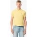 Lacoste Polo à coupe régulière Manches courtes jaune