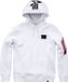 Alpha Industries Sweat à capuche avec impression dorsale Blanc-XL