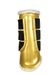 HKM Comfort Lak Beenbeschermers Goud/Wit L