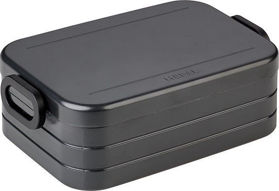 Mepal Lunchbox midi - Nordic Black - 0.9L - BPA-free - 18.5 x 12 x 6.5 cm