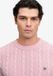 Superdry Cable Knit Trui Heren L Montauk Pink