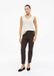 s.Oliver - Pantalon slim-fit extensible à cordon de serrage - Femme - Taille 42 - Marron foncé - Polyester