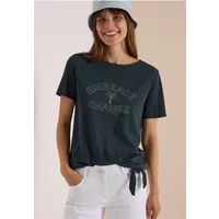 Cecil Shirt in burn-out look met tekst
