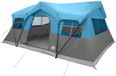 vidaXL Tente familiale bleu 10 personnes Polyester et acier