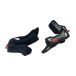 Nolan N80-8, coussinets de joue, couleur: Noir/Gris, taille: L