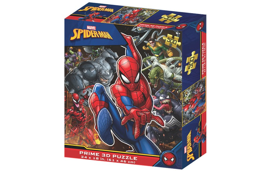 Prime3D 3D Image Puzzel - Spiderman Ensemble (500 stukjes)