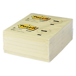 Post-it 655 1 Y Recycled notes Geel Blanco 76 x 127 mm 76 x 127 mm 70 gm 12 stuks à 100 vellen