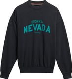 Superdry Outdoor Location sweatshirt met ronde hals en losse pasvorm voor dames - Zwart - Maat 8