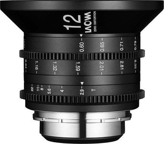 Laowa 12mm t/2.9 Zero-D Cine MILC/SLR Zwart