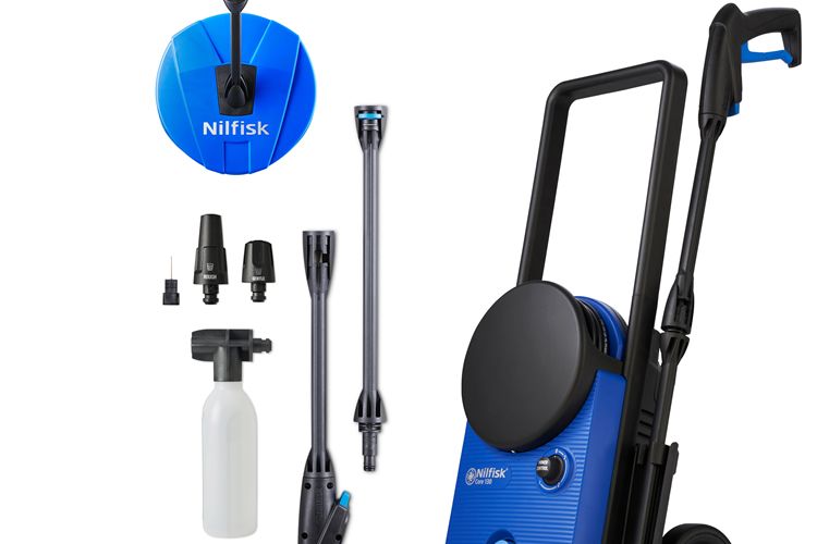 Nilfisk Core 130-6 Power Control Hogedrukreiniger - 1500W - 130 Bar - Zwart/Blauw