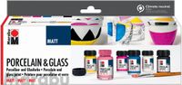 Marabu Porselein & Glas Mat Starterset