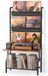 Meuble de rangement pour platines vinyles, avec support pour disques, 3 niveaux, dimensions : 70 x 30 x 144 cm
