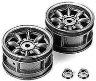 Tamiya M-Chassis velgen zilver (2) Mini Cooper