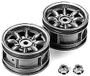 Tamiya M-Chassis velgen zilver (2) Mini Cooper