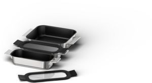 Neff Z9403FF0 - Pannenset - 5-delig - Zilver