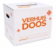 Karton24 Verhuisdozen - 10 stuks - 54 liter - 40 kg laadvermogen - Dubbelgolf karton - FSC
