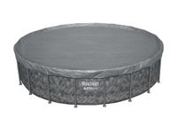Bestway Premium Ronde Zwembadafdekking voor Bovengrondse Zwembaden van 6,10 m